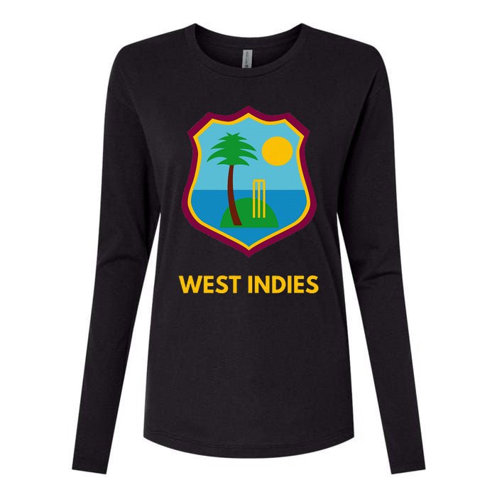 West Indies Cricket Fan Supporter Womens Cotton Relaxed Long Sleeve T-Shirt