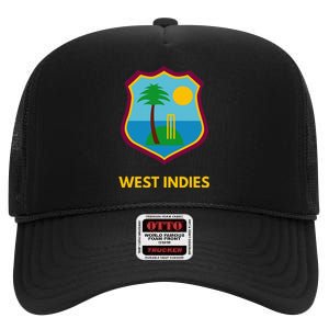 West Indies Cricket Fan Supporter High Crown Mesh Back Trucker Hat