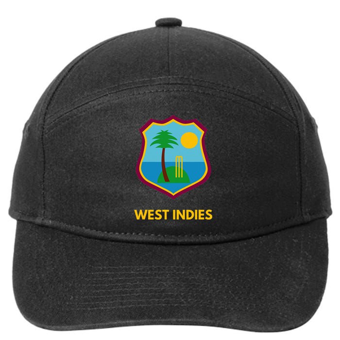 West Indies Cricket Fan Supporter 7-Panel Snapback Hat