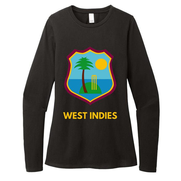 West Indies Cricket Fan Supporter Womens CVC Long Sleeve Shirt