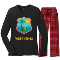 West Indies Cricket Fan Supporter Women's Long Sleeve Flannel Pajama Set 