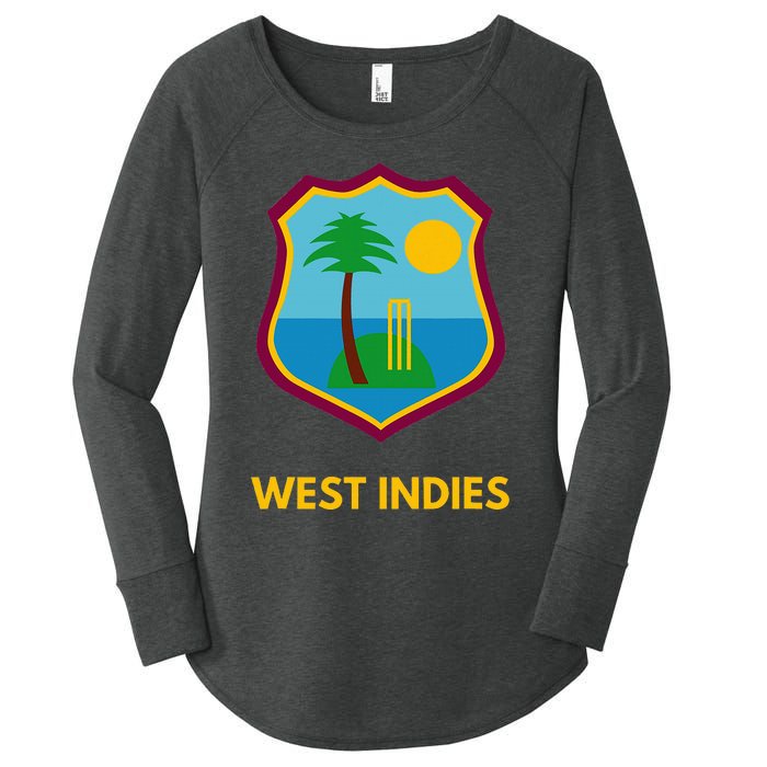 West Indies Cricket Fan Supporter Women's Perfect Tri Tunic Long Sleeve Shirt