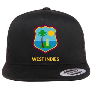 West Indies Cricket Fan Supporter Flat Bill Trucker Hat