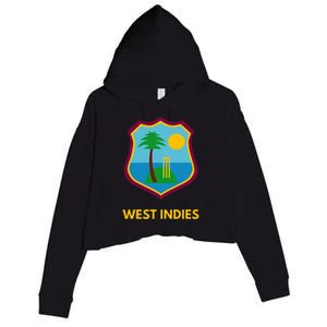 West Indies Cricket Fan Supporter Crop Fleece Hoodie