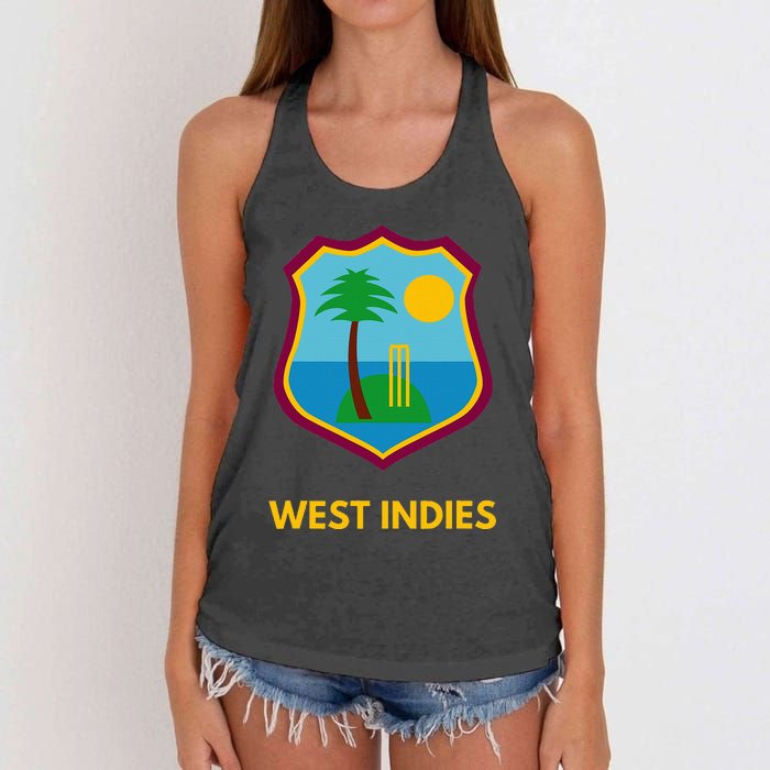 West Indies Cricket Fan Supporter Women's Knotted Racerback Tank