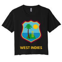 West Indies Cricket Fan Supporter Women's Crop Top Tee