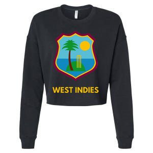 West Indies Cricket Fan Supporter Cropped Pullover Crew