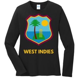 West Indies Cricket Fan Supporter Ladies Long Sleeve Shirt