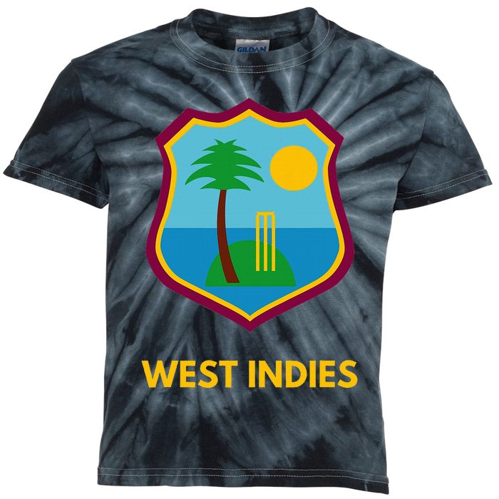 West Indies Cricket Fan Supporter Kids Tie-Dye T-Shirt