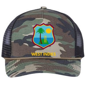 West Indies Cricket Fan Supporter Retro Rope Trucker Hat Cap