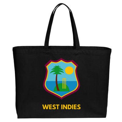 West Indies Cricket Fan Supporter Cotton Canvas Jumbo Tote