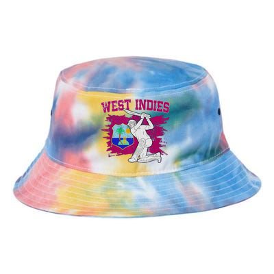 West Indies Cricket 2024 Supporters Cool Cricket Fans Tie Dye Newport Bucket Hat