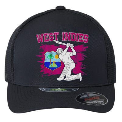 West Indies Cricket 2024 Supporters Cool Cricket Fans Flexfit Unipanel Trucker Cap