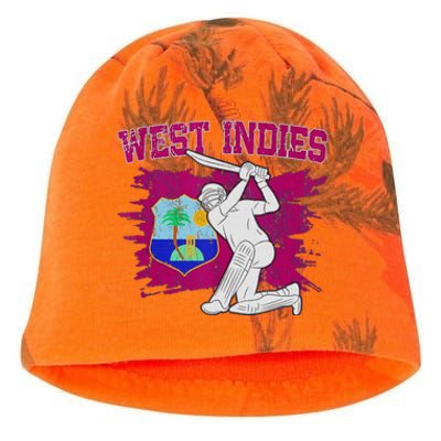 West Indies Cricket 2024 Supporters Cool Cricket Fans Kati - Camo Knit Beanie