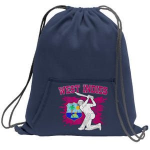 West Indies Cricket 2024 Supporters Cool Cricket Fans Sweatshirt Cinch Pack Bag