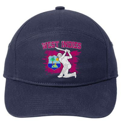 West Indies Cricket 2024 Supporters Cool Cricket Fans 7-Panel Snapback Hat