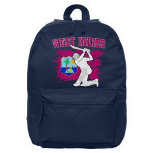 West Indies Cricket 2024 Supporters Cool Cricket Fans 16 in Basic Backpack