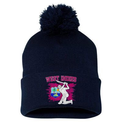 West Indies Cricket 2024 Supporters Cool Cricket Fans Pom Pom 12in Knit Beanie