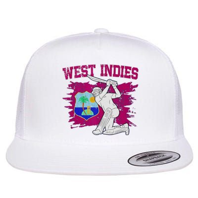 West Indies Cricket 2024 Supporters Cool Cricket Fans Flat Bill Trucker Hat