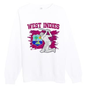 West Indies Cricket 2024 Supporters Cool Cricket Fans Premium Crewneck Sweatshirt