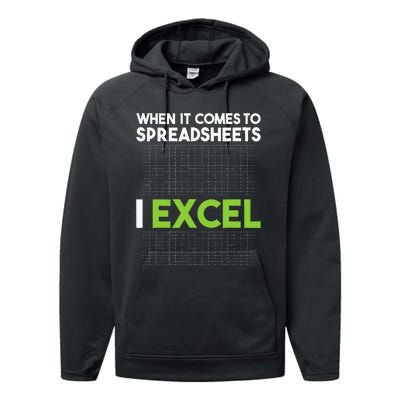 When It Comes To Spreadsheets I Excel Accounting Auditing Performance Fleece Hoodie