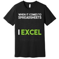 When It Comes To Spreadsheets I Excel Accounting Auditing Premium T-Shirt