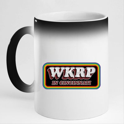 WKRP In Cincinnati First Annual WKRP Thanksgiving Day Turkey Drop 11oz Black Color Changing Mug