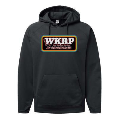 WKRP In Cincinnati First Annual WKRP Thanksgiving Day Turkey Drop Performance Fleece Hoodie