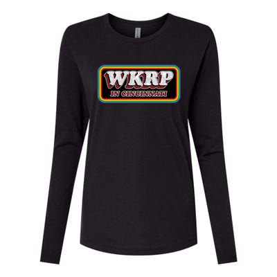 WKRP In Cincinnati First Annual WKRP Thanksgiving Day Turkey Drop Womens Cotton Relaxed Long Sleeve T-Shirt