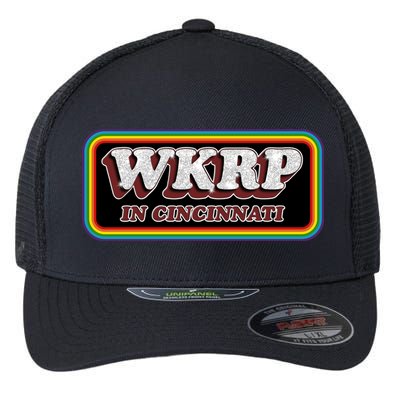 WKRP In Cincinnati First Annual WKRP Thanksgiving Day Turkey Drop Flexfit Unipanel Trucker Cap