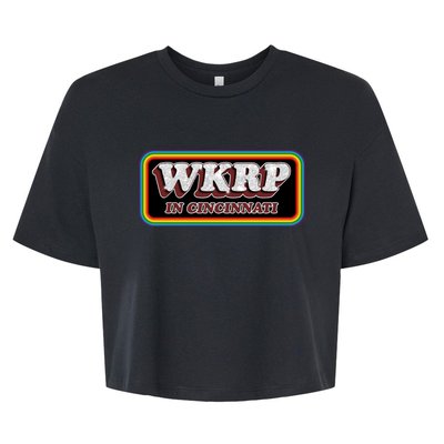 WKRP In Cincinnati First Annual WKRP Thanksgiving Day Turkey Drop Bella+Canvas Jersey Crop Tee