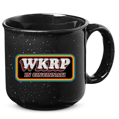 WKRP In Cincinnati First Annual WKRP Thanksgiving Day Turkey Drop 15oz Campfire Ceramic Mug