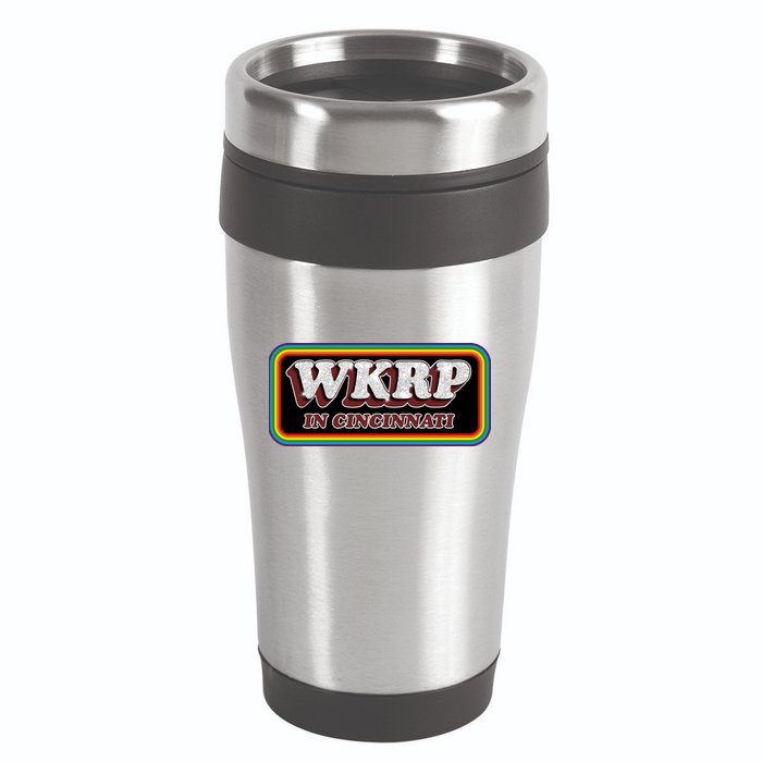 WKRP In Cincinnati First Annual WKRP Thanksgiving Day Turkey Drop 16oz Travel Tumbler