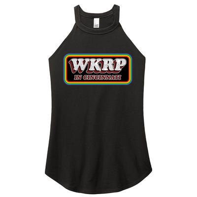 WKRP In Cincinnati First Annual WKRP Thanksgiving Day Turkey Drop Women's Perfect Tri Rocker Tank