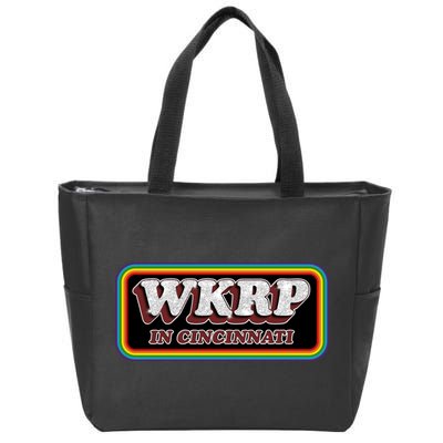 WKRP In Cincinnati First Annual WKRP Thanksgiving Day Turkey Drop Zip Tote Bag
