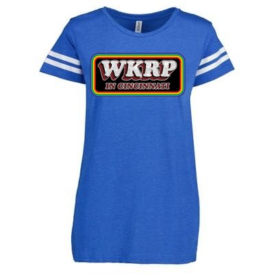 WKRP In Cincinnati First Annual WKRP Thanksgiving Day Turkey Drop Enza Ladies Jersey Football T-Shirt