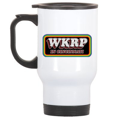 WKRP In Cincinnati First Annual WKRP Thanksgiving Day Turkey Drop Stainless Steel Travel Mug