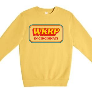 WKRP In Cincinnati First Annual WKRP Thanksgiving Day Turkey Drop Premium Crewneck Sweatshirt