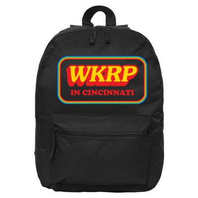 WKRP In Cincinnati First Annual WKRP Thanksgiving Day Turkey Drop 16 in Basic Backpack