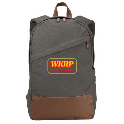 WKRP In Cincinnati First Annual WKRP Thanksgiving Day Turkey Drop Cotton Canvas Backpack