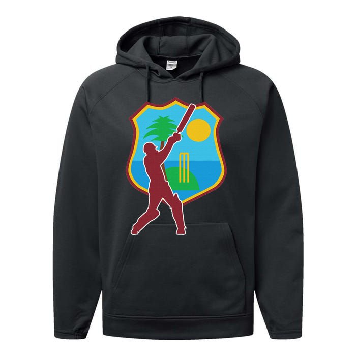 West Indies Cricket West Indies Flag Performance Fleece Hoodie