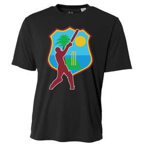 West Indies Cricket West Indies Flag Cooling Performance Crew T-Shirt