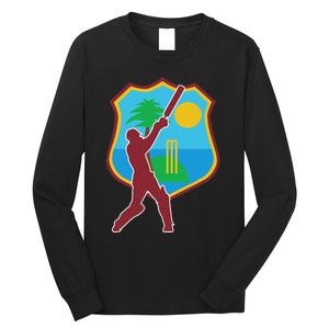 West Indies Cricket West Indies Flag Long Sleeve Shirt