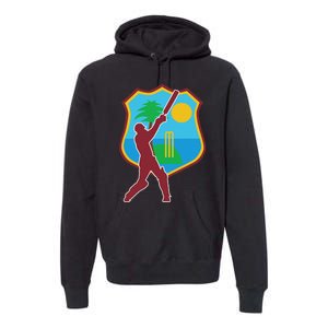 West Indies Cricket West Indies Flag Premium Hoodie