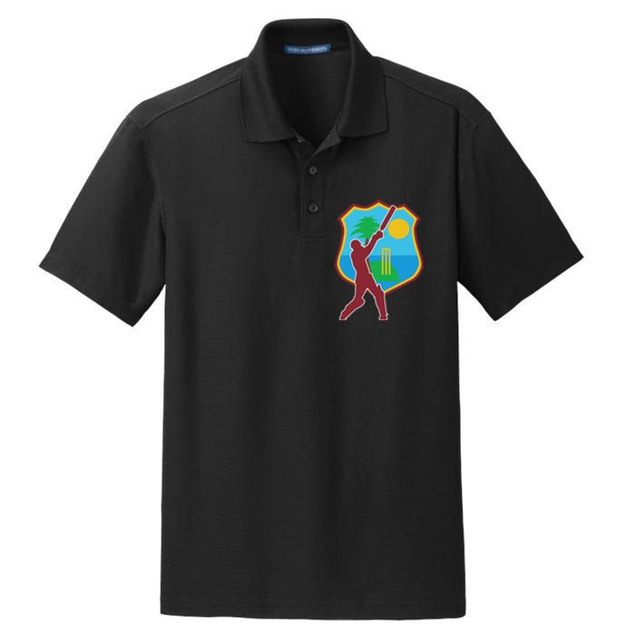 West Indies Cricket West Indies Flag Dry Zone Grid Polo