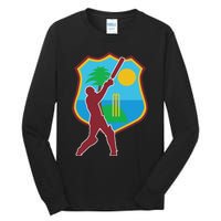 West Indies Cricket West Indies Flag Tall Long Sleeve T-Shirt