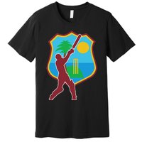 West Indies Cricket West Indies Flag Premium T-Shirt