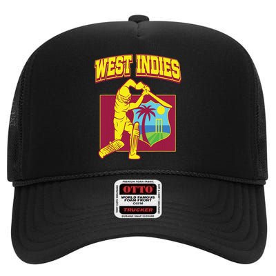 West Indies Cricket 2024 Jersey Cool Windies Cricket High Crown Mesh Back Trucker Hat