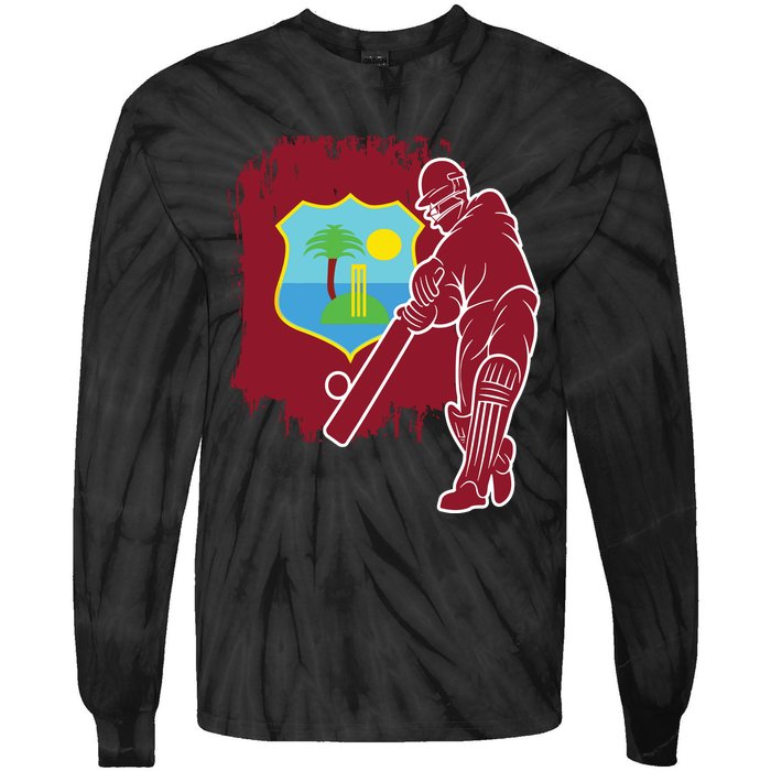 West Indies Cricket 2024 Jersey Cool T20 Cricket Windies Tie-Dye Long Sleeve Shirt