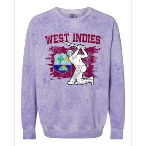 West Indies Cricket 2024 Supporters Colorblast Crewneck Sweatshirt